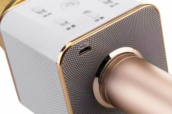 Mic kèm loa bluetooth Tuxun Q7-u có cổng usb