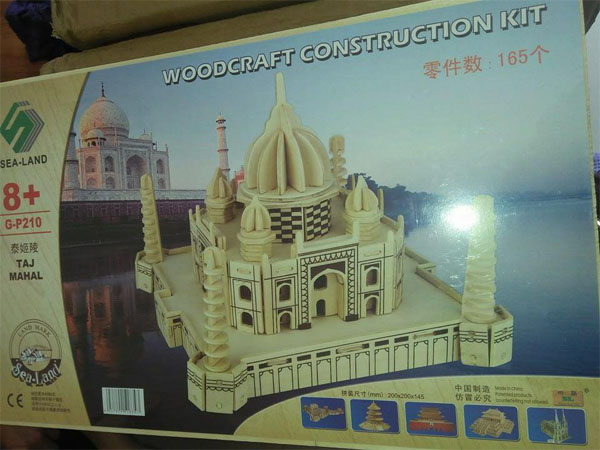 Mô hình lắp ghép gỗ 3d lâu đài 165 chi tiết