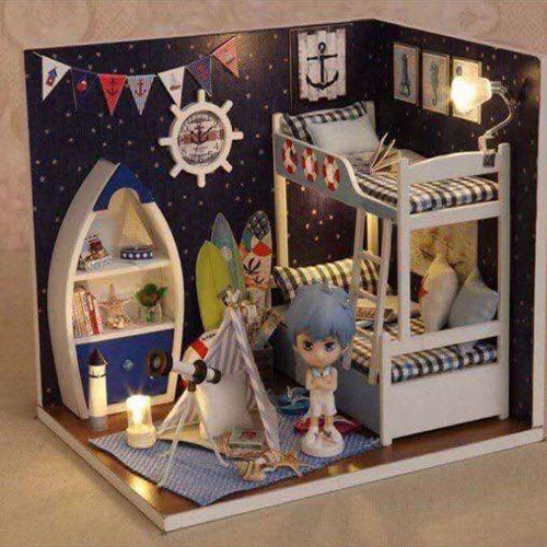 Bán buôn mô hình nhà gỗ diy cho bé