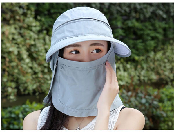 Mũ chống nắng kèm khẩu trang 3 in 1