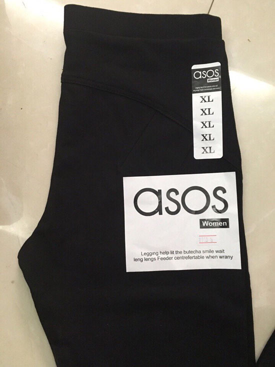 Quần legging ASOS nâng mông , định hình