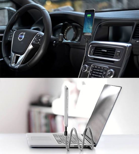 Dây sạc iPhone lơ lửng ma thuật Magic Phone Stand
