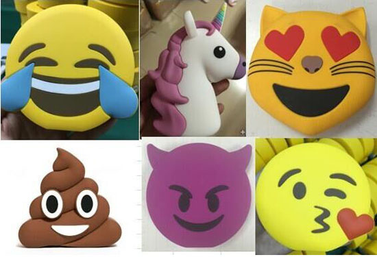 Sạc dự phòng Emoji dễ thương