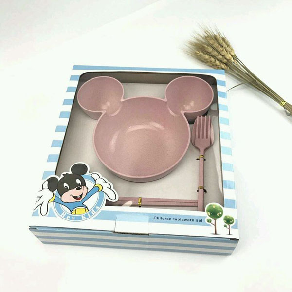 Set bát tập ăn dặm Micky cho bé