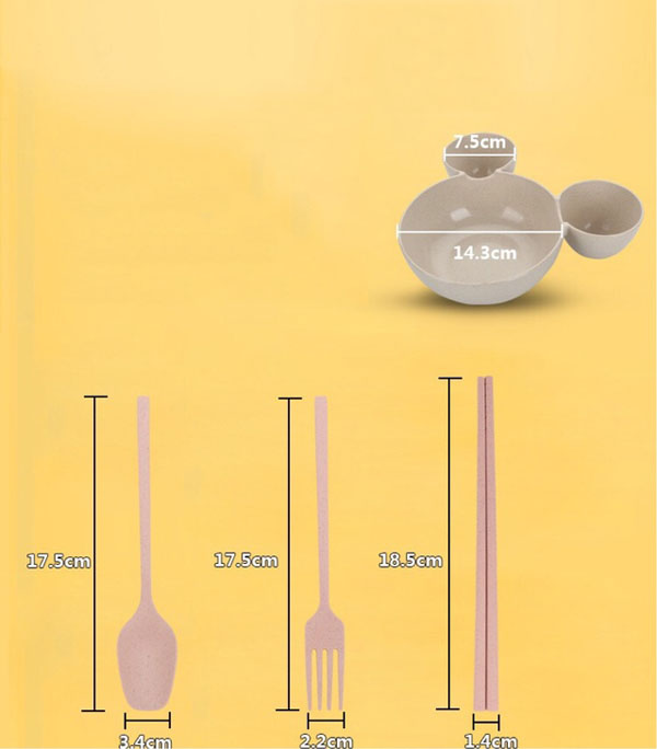 Set bát tập ăn dặm Micky cho bé