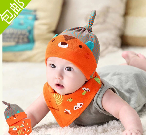 Set khăn yếm đáng yêu cho bé