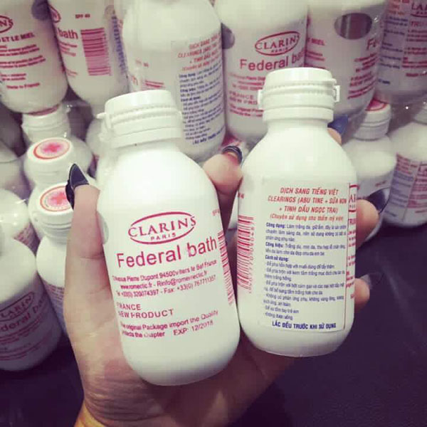 Bán buôn sữa non kích trắng da Clarins Pháp