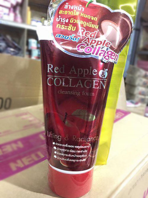 Sữa rửa mặt Red Apple & Collagen Thái Lan