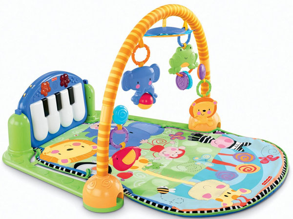 Bán buôn thảm nằm chơi đàn Piano Fisher Price cho bé