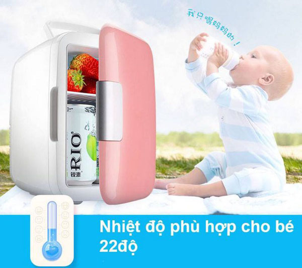 Tủ lạnh mini cho ô tô 6L tiện dụng