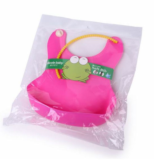 Bán buôn yếm nhựa ăn dặm Nicole baby Soft Bib