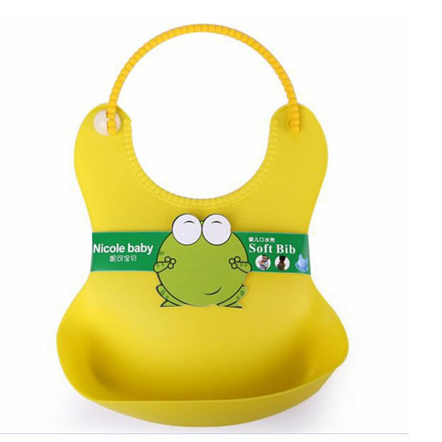 Yếm nhựa ăn dặm Nicole baby Soft Bib cho bé