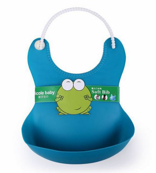 Yếm nhựa ăn dặm Nicole baby Soft Bib cho bé