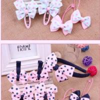 Bộ bờm nơ 7 món cho các bé gái