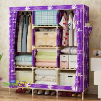 Tủ quần áo 3 buồng 8 ngăn khung gỗ chắc chắn