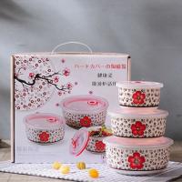 Bộ 3 bát sứ hút chân không hàng xuất Nhật cao cấp