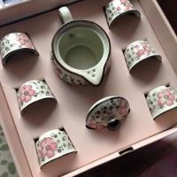 Bộ ấm chén sứ men ngọc hàng xuất Nhật
