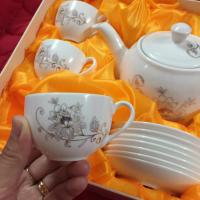 Bộ ấm chén trà ceramics Korea
