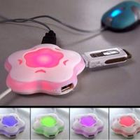Bộ chia usb 4 cổng hình hoa