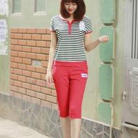Bộ đồ mặc nhà pha kẻ Uniqlo
