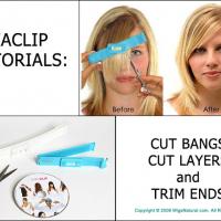 Bộ dụng cụ cắt tóc mái và sau Creaclip