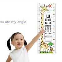 Decal dán tường thước đo chiều cao cho bé