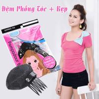 Đệm phồng tóc bằng mút dạng gài Hàn Quốc